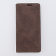 Etui do Xiaomi 13 lite, ERBORD Vintage portfel z klapką, kawowe