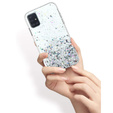 Etui do Samsung Galaxy A71 5G, Glittery, przezroczyste