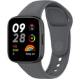 Pasek Silikonowy do Xiaomi Redmi Watch 3, Szary