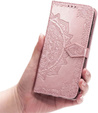 Etui z klapką do Oppo Reno 11F 5G, Mandala, różowe rose gold