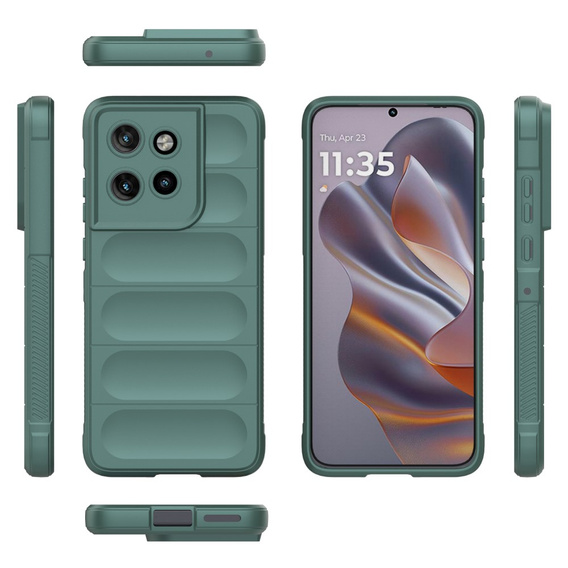 Etui do Motorola Edge 50 Neo / Motorola ThinkPhone 25, Gaming Shockproof, zielone