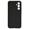 Etui cienkie do Samsung Galaxy A14 4G/5G, Slim Matowe, czarne + szkło 9H
