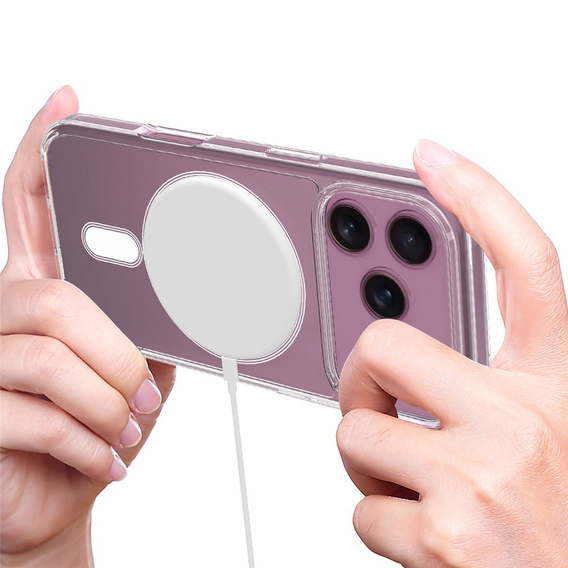 Etui do iPhone 17 Pro Max, do MagSafe, przezroczyste