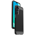 Etui Spigen do Samsung Galaxy A16 / A16 5G, Rugged Armor MagSafe, czarne + Szkło Hartowane 9H