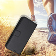 Etui z klapką do Samsung Galaxy M55 5G, Wallet Smart Magnet, czarne