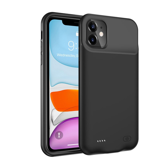 Etui z Baterią 6500mAh do iPhone 11, Czarne