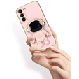 Etui do Samsung Galaxy S22 Plus, Astronaut, różowe rose gold