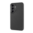 Etui skórzane do Samsung Galaxy S24, ERBORD LeatherGuard, czarne