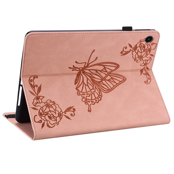 Etui do Samsung Galaxy Tab A11+, Butterfly, różowe