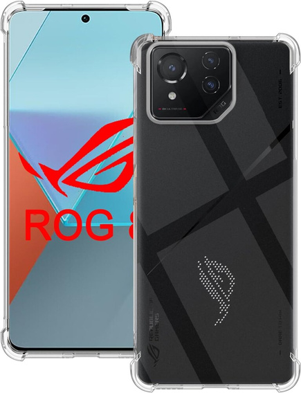 Etui do ASUS ROG Phone 8 Pro, Dropproof, przezroczyste