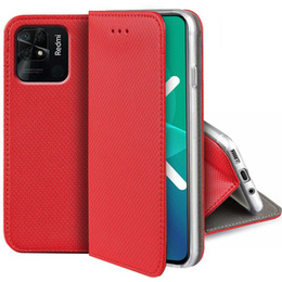Etui Smart Magnet do Xiaomi Redmi 10C, Red