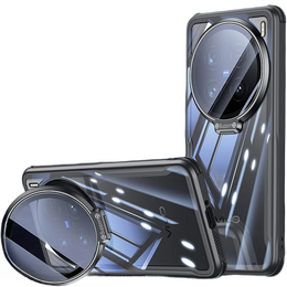 Etui do Vivo X200 Pro 5G, Clear Kickstand Case, przezroczyste