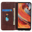 Etui do Xiaomi Redmi Note 13 Pro 4G / Xiaomi Redmi Note 14S / Xiaomi Poco M6 Pro 4G, Wallet Litchi Leather, brązowe