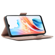 Etui z klapką do Oppo A38 4G / Oppo A18 4G, Card Slot, różowe
