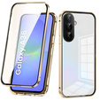 Etui do Samsung Galaxy A36 5G, Magnetic Dual Glass, złote