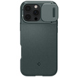 Etui Spigen do iPhone 16 Pro, Optik Armor Mag, Zielone + Szkło hartowane