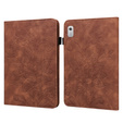Etui do Lenovo Tab M9, With stand, flower, brązowe
