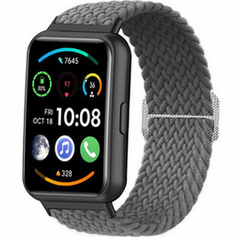 Pasek nylonowy do Huawei Watch Fit 2, Szary