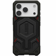 Etui Urban Armor Gear do iPhone 17 Pro, Monarch Pro Kevlar MagSafe, kevlar black