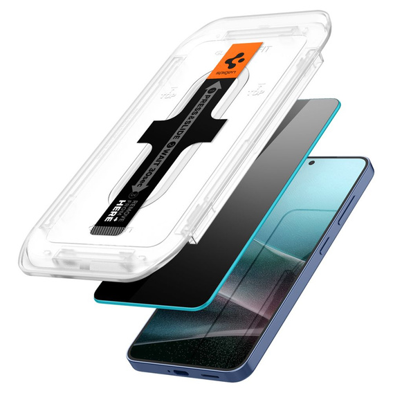 Spigen Glas.TR "EZ FIT" HD Szkło Hartowane prywatyzujące do Samsung Galaxy S25 Ultra (2 szt.)