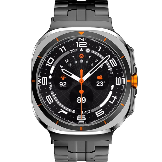 Bransoleta do Samsung Galaxy Watch Ultra 47mm (2025 / 2024), Czarna