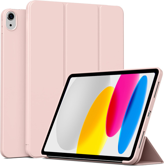 Etui do iPad 10.9" 2022 (10 gen.) / iPad 11" 2025 A16 (11 gen.), Smartcase, różowe