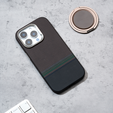 Etui BENKS Kevlar do iPhone 16 Pro, Magnetic Armor Pro Prestige Kevlar 600D Y065, do MagSafe, aktywny przycisk – brązowe