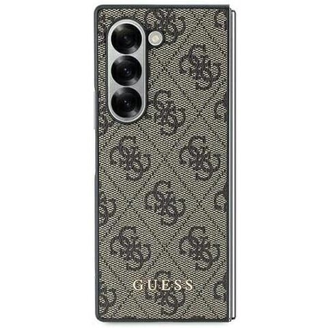 Etui GUESS do Samsung Galaxy ZFold 6, 4G Charms Collection Hardcase, brązowe