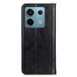 Etui do Xiaomi Redmi Note 13 Pro 5G, Wallet Litchi Leather, czarne