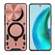 Etui pancerne do Honor Magic 6 Lite 5G, CamShield Slide, różowe rose gold