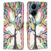 Etui z klapką do Xiaomi Redmi 13C / Poco C65, Wallet, Tree of Life