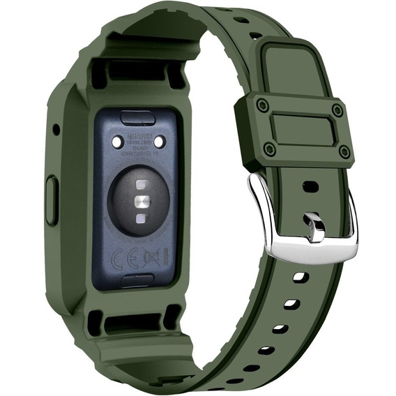 2w1 Pasek + Etui do Huawei Watch Fit, Zielony