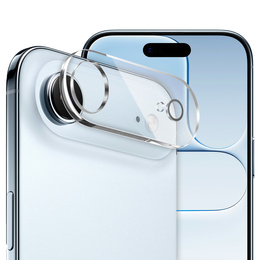 Szkło hartowane ERBORD na wyspę aparatów do iPhone Air, przezroczyste