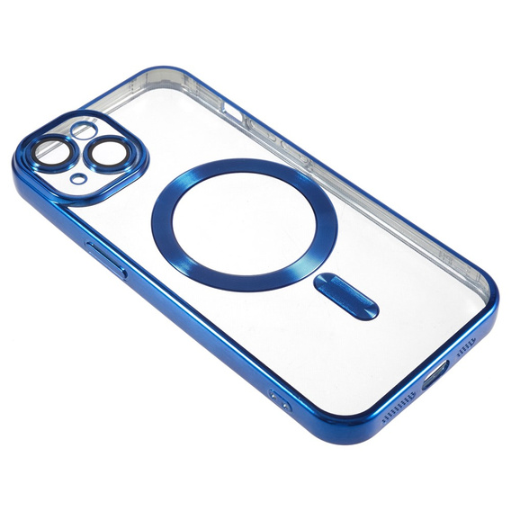 Etui do iPhone 14, Electro MagSafe, niebieskie + Szkło na ekran