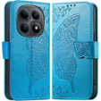 Etui z klapką do Xiaomi Redmi Note 15 5G / Poco M8 5G, Butterfly, niebieskie