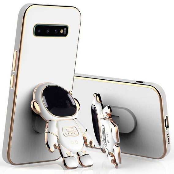 Etui do Samsung Galaxy S10, Astronaut, białe