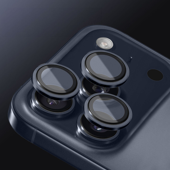 2x Szkło na aparat ERBORD OPTIK Pro do iPhone 17 Pro / 17 Pro Max, granatowe