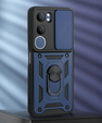 Etui pancerne do Vivo Y19s, CamShield Slide, niebieskie