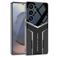 Etui do Samsung Galaxy S25 Ultra GKK Carbon Electro Edge – czarne