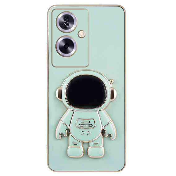 Etui do Oppo A79 5G, Astronaut, zielone