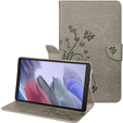 Etui do Samsung Galaxy Tab A7 Lite 8.7 T220 / T225, butterflies, szare