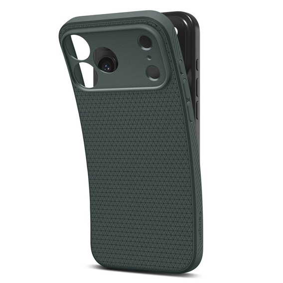 Etui Spigen do iPhone 17 Pro, Liquid Air, Abyss Green