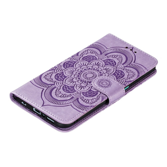 Etui z klapką do Xiaomi Redmi Note 9s/ 9 Pro, Mandala, fioletowe