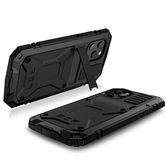 Etui pancerne do iPhone 12 Pro Max, R-JUST, czarne