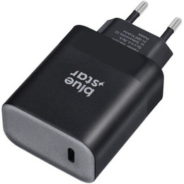 Ładowarka sieciowa Blue Star 3A 45W, USB-C, Czarna