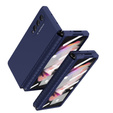 Etui Hinge Cover do Samsung do Galaxy Z Fold3 5G, ze szkłem, Blue