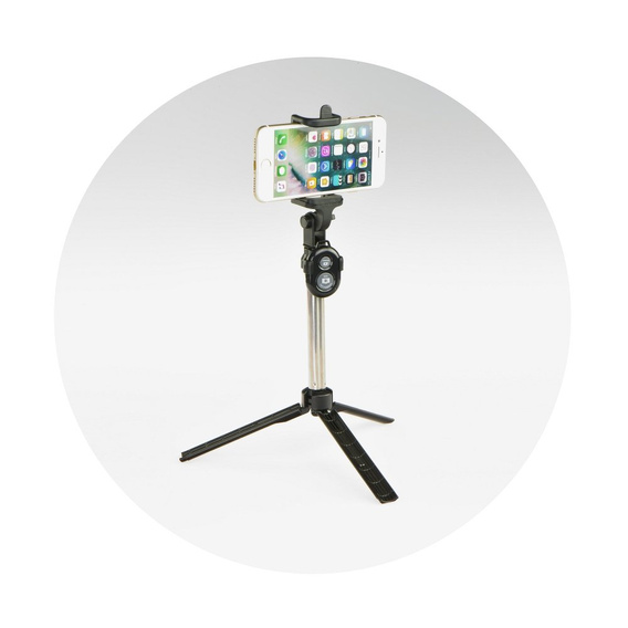 Blun Kijek Selfie Stick Tripod + pilot - Czarny