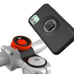 Uchwyt rowerowy na kierownicę + etui ochronne do iPhone 11 (6.1") – mocowanie z systemem blokady