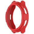 Etui z nakładką bezel ring do Samsung Galaxy Watch 6 Classic 43mm, Czerwone
