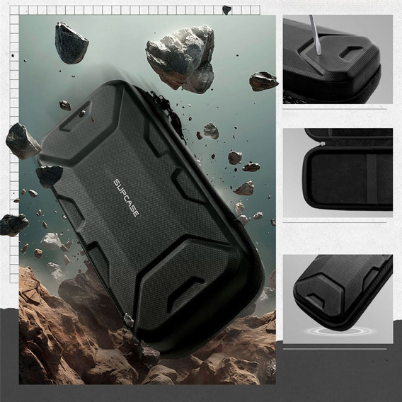 SUPCASE Carrying Plus do Nintendo Switch 2, Etui dla Konsoli - czarne